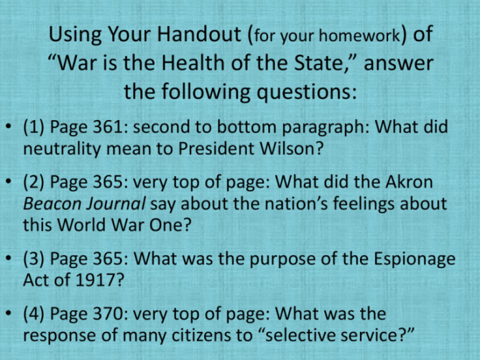 Quiz 1 the great war and its aftermath