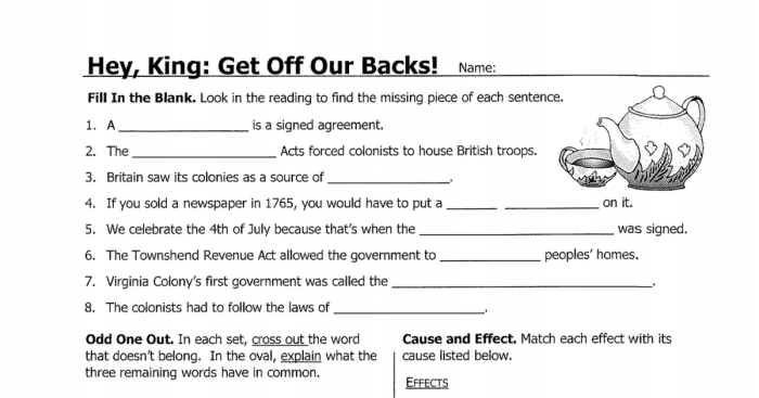 Icivics answer key hey king get off our backs